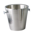 9" Lines Double Wall Stainless Steel Wine Cooler/ Ice Bucket